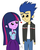 Size: 2336x2935 | Tagged: safe, artist:miriamsparklemlp, flash sentry, twilight sparkle, equestria girls, g4, my little pony equestria girls, female, high res, looking at each other, male, ship:flashlight, shipping, straight