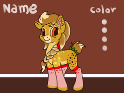 Size: 1024x768 | Tagged: safe, artist:zobaloba, oc, oc only, earth pony, pony, adoptable, solo