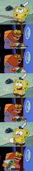 Size: 1200x6299 | Tagged: safe, barely pony related, caption, male, meme, meta, pizza delivery, spongebob squarepants, spongebob squarepants (character), text