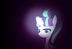 Size: 1560x1080 | Tagged: safe, artist:nicxchy, starlight glimmer, pony, unicorn, g4, crying, female, glowing horn, horn, solo