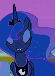 Size: 567x780 | Tagged: safe, screencap, princess luna, alicorn, pony, g4, twilight's kingdom, animated, balcony, beautiful, cropped, crystal empire, crystal palace, cute, female, gif, lunabetes, mare, night, singing, you'll play your part