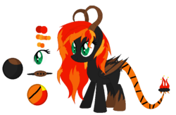 Size: 721x471 | Tagged: safe, artist:space--paws0w0, oc, oc only, oc:hellfire (ice1517), alicorn, bat pony, bat pony alicorn, demon, demon pony, pony, alicorn oc, bat wings, female, mare, reference sheet, simple background, solo, transparent background