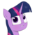 Size: 2577x2577 | Tagged: safe, artist:moonatik, twilight sparkle, alicorn, pony, g4, bust, female, happy, high res, looking at you, simple background, smiling, solo, transparent background, twilight sparkle (alicorn)