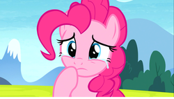 Size: 1366x784 | Tagged: safe, screencap, pinkie pie, earth pony, pony, g4, the maud couple, crying, cute, diapinkes, female, mare, sad, sadorable, teary eyes