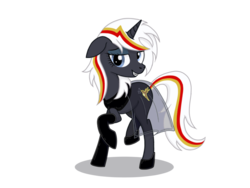 Size: 740x555 | Tagged: safe, artist:night fury, oc, oc only, oc:velvet remedy, pony, unicorn, fallout equestria, boots, clothes, cutie mark, eyeshadow, horn, makeup, see-through, shoes, simple background, solo, transparent background