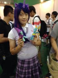 Size: 637x850 | Tagged: safe, twilight sparkle, human, g4, clothes, convention, cosplay, costume, irl, irl human, photo, south korea