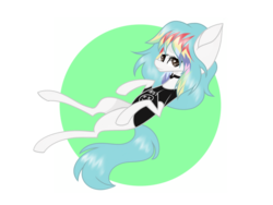 Size: 1024x768 | Tagged: safe, artist:space--paws0w0, oc, oc only, oc:dawn (ice1517), earth pony, pony, abstract background, choker, clothes, dyed hair, dyed mane, emo, female, mare, reference sheet, shirt, simple background, solo, t-shirt, transparent background