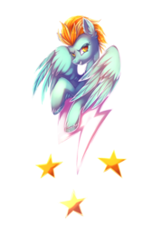 Size: 2027x3000 | Tagged: safe, artist:dragonataxia, lightning dust, pegasus, pony, g4, bust, female, grin, high res, mare, simple background, smiling, solo, transparent background