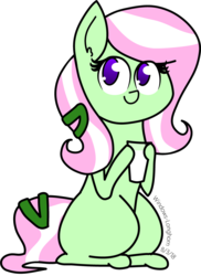 Size: 1515x2084 | Tagged: safe, artist:windows 95, minty, pony, g3, female, missing cutie mark, simple background, solo, transparent background