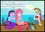 Size: 4027x2910 | Tagged: safe, artist:physicrodrigo, edit, editor:rmzero, part of a set, pinkie pie, rainbow dash, twilight sparkle, angler fish, mermaid, series:equestria mermaids, equestria girls, g4, boots, clothes, cloud, curse, cursed, dialogue, dress, gills, mermaidized, ocean, pail, part of a series, scales, shoes, species swap, text