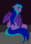 Size: 5649x8017 | Tagged: safe, artist:northern-frost, oc, oc:ivy mist, bat pony, absurd resolution, looking at you, sitting