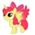 Size: 1192x1216 | Tagged: safe, artist:serathrix, apple bloom, alicorn, pony, g4, alicornified, bloomicorn, colored wings, colored wingtips, female, race swap, simple background, solo, transparent background