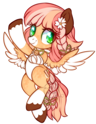 Size: 650x839 | Tagged: safe, artist:cabbage-arts, oc, oc only, oc:baby cakes, pegasus, pony, commission, commissioner:dreamyeevee, female, pegasus oc, simple background, solo, transparent background