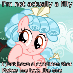 Size: 896x899 | Tagged: safe, edit, edited screencap, screencap, cozy glow, pegasus, pony, g4, marks for effort, bow, cozy glow is best facemaker, cozybetes, cropped, cute, female, filly, foal, hair bow, image macro, meme, pure concentrated unfiltered evil of the utmost potency, pure unfiltered evil, solo, tail bow