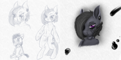 Size: 1276x640 | Tagged: safe, marble pie, earth pony, pony, ask isolated inkie pie, g4, female, sad, solo