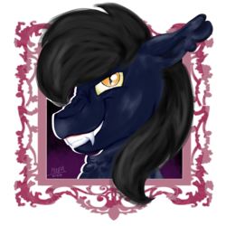 Size: 3000x3000 | Tagged: safe, artist:euspuche, oc, oc only, oc:neo, bat pony, pony, bat pony oc, bust, female, high res, looking at you, portrait, simple background, smiling, solo, transparent background