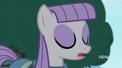 Size: 1920x1080 | Tagged: safe, screencap, maud pie, earth pony, pony, g4, yakity-sax, eyes closed, female, solo