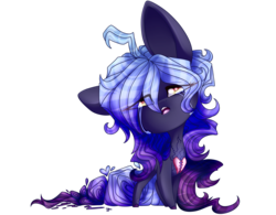 Size: 3000x2345 | Tagged: safe, artist:immagoddampony, oc, oc only, original species, pond pony, pony, chibi, female, high res, mare, simple background, solo, transparent background