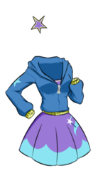Size: 299x516 | Tagged: safe, artist:twilite-sparkleplz, trixie, equestria girls, g4, clothes, hoodie, implied trixie, invisible, miniskirt, simple background, skirt, transparent background