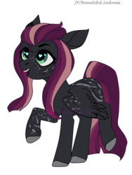 Size: 1024x1365 | Tagged: safe, artist:akiiichaos, oc, oc only, pegasus, pony, female, mare, simple background, solo, transparent background