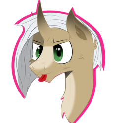 Size: 4000x4000 | Tagged: safe, artist:velvet rose, oc, oc only, pony, unicorn, :p, chest fluff, ear fluff, male, silly, simple background, solo, stallion, tongue out, transparent background
