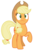 Size: 5303x7750 | Tagged: safe, artist:estories, applejack, earth pony, pony, g4, :s, absurd resolution, female, simple background, solo, transparent background, vector, wavy mouth