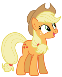 Size: 5311x6586 | Tagged: safe, artist:estories, applejack, earth pony, pony, g4, absurd resolution, female, simple background, solo, transparent background, vector