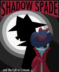 Size: 1473x1817 | Tagged: safe, artist:moonatik, pony, 30 minute art challenge, book, book cover, clothes, cover, dress, female, hat, mare, ribbon, shadow spade, the colt in crimson