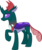 Size: 800x957 | Tagged: safe, artist:nstone53, pharynx, changedling, changeling, g4, to change a changeling, male, prince pharynx, raised hoof, simple background, smiling, solo, transparent background, vector