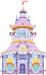 Size: 3443x5539 | Tagged: safe, artist:daafroman, g4, absurd resolution, building, carousel boutique, no pony, ponyville, resource, simple background, transparent background, vector