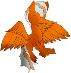 Size: 2856x2934 | Tagged: safe, artist:enter24, oc, oc only, oc:steel wing, pegasus, pony, colored wings, eyes closed, gradient hooves, gradient wings, happy, high res, large wings, male, simple background, sitting, solo, spread wings, sticker, transparent background, unshorn fetlocks, wings