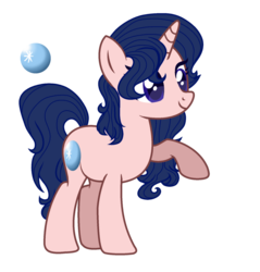 Size: 1024x1070 | Tagged: safe, artist:k3elliebear, oc, oc only, oc:blue pearl, pony, unicorn, base used, female, mare, simple background, solo, transparent background