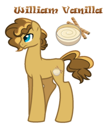 Size: 732x860 | Tagged: safe, artist:hazardous-andy, oc, oc only, oc:william vanilla, earth pony, pony, base used, offspring, parent:cheese sandwich, parent:pinkie pie, parents:cheesepie, simple background, solo, transparent background