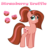 Size: 1022x1080 | Tagged: safe, artist:hazardous-andy, oc, oc only, oc:strawberry truffle, earth pony, pony, base used, female, mare, offspring, parent:cheese sandwich, parent:pinkie pie, parents:cheesepie, ponytail, simple background, solo, transparent background