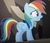 Size: 3489x2991 | Tagged: safe, screencap, rainbow dash, pegasus, pony, daring done?, g4, my little pony: friendship is magic, cropped, female, high res, mare, solo