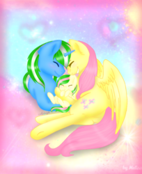 Size: 782x960 | Tagged: safe, artist:midnight sparcake, fluttershy, oc, oc:fluttergames, oc:igames, g4, baby, cute, family, shipping