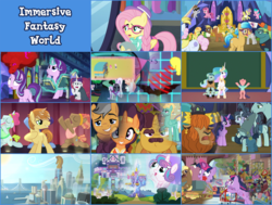 Size: 1226x927 | Tagged: safe, edit, edited screencap, screencap, aquamarine, big daddy mccolt, bigger jim, buzzsaw mccolt, carrot top, coco crusoe, coloratura, coriander cumin, crosscut mccolt, cupid (g4), dandy dispatch, endeavour, feather bangs, fluttershy, glamor trot, golden harvest, hacksaw mccolt, hammerhead mccolt, huckleberry crush, junebug, lotus blossom, meadow song, on stage, overcast (g4), parasol, pearly stitch, plunkett, prince rutherford, princess celestia, princess flurry heart, quibble pants, rarity, raspberry beret, saffron masala, smooth vibes, starlight glimmer, stereo mix, svengallop, twinkleshine, violet spark, written script, zephyr breeze, bat pony, pony, yak, a flurry of emotions, all bottled up, bats!, every little thing she does, fame and misfortune, flutter brutter, g4, hard to say anything, horse play, it isn't the mane thing about you, rarity takes manehattan, spice up your life, stranger than fan fiction, the crystalling, the hooffields and mccolts, twilight time, 4chan, alternate hairstyle, castle, countess coloratura, flutterbat, hipstershy, manehattan, mccolt family, op is a duck, op is trying to start shit, race swap