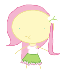 Size: 422x476 | Tagged: safe, fluttershy, equestria girls, g4, 1000 hours in ms paint, :i, female, ms paint, simple background, solo, stylistic suck, white background