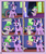 Size: 900x1080 | Tagged: safe, artist:lister-of-smeg, spike, twilight sparkle, alicorn, pony, comic:crystal heart attack, g4, comic, magic, scroll, twilight sparkle (alicorn)