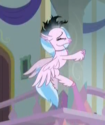 Size: 303x362 | Tagged: safe, screencap, silverstream, classical hippogriff, hippogriff, a matter of principals, g4, burned, burnt hair, cropped, female, scared, school of friendship, singed, solo