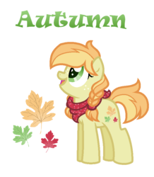 Size: 636x730 | Tagged: safe, artist:hazardous-andy, oc, oc only, oc:autumn, earth pony, pony, base used, braid, female, filly, freckles, neckerchief, offspring, parent:big macintosh, parent:fluttershy, parents:fluttermac, pigtails, simple background, solo, transparent background, twintails