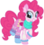 Size: 586x598 | Tagged: safe, artist:bezziie, pinkie pie, earth pony, pony, equestria girls, g4, my little pony equestria girls: legend of everfree, alternate design, camp fashion show outfit, clothes, equestria girls ponified, female, ponified, simple background, solo, transparent background