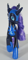 Size: 284x600 | Tagged: safe, photographer:breyer600, nightmare moon, alicorn, pony, g4, brushable, favorite collection, irl, photo, toy