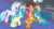 Size: 1071x580 | Tagged: safe, screencap, gallus, ocellus, sandbar, silverstream, smolder, yona, changedling, changeling, classical hippogriff, dragon, earth pony, griffon, hippogriff, pony, yak, friendship university, g4, boomerang (tv channel), bow, butt, cloven hooves, dragoness, female, hair bow, jewelry, male, monkey swings, necklace, plot, student six, teenager