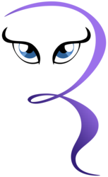 Size: 5200x8500 | Tagged: safe, artist:atomicgreymon, rarity, g4, suited for success, absurd resolution, logo, rarity logo, simple background, transparent background