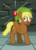 Size: 500x700 | Tagged: safe, artist:jazzytyfighter, quarter hearts, earth pony, pony, g4, background pony, crossover, dungeon, gem, hat, link, male, ponified, ruby, rupee, stallion, the legend of zelda, video game