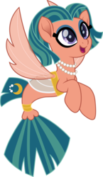 Size: 3000x5176 | Tagged: safe, artist:cloudy glow, somnambula, seapony (g4), g4, female, movie accurate, seaponified, simple background, solo, species swap, transparent background