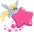 Size: 600x559 | Tagged: safe, artist:jrk08004, derpy hooves, puffball, g4, crossover, kirby, kirby (series), kirby derpy, kirbyfied, nintendo, simple background, species swap, transparent background, video game