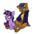 Size: 760x760 | Tagged: dead source, safe, artist:carouselunique, capper dapperpaws, twilight sparkle, abyssinian, alicorn, anthro, g4, my little pony: the movie, alternate clothes, alternate hairstyle, capperlight, chest fluff, cuddling, female, male, mare, paws, shipping, simple background, transparent background, twilight sparkle (alicorn)