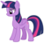 Size: 3984x3904 | Tagged: safe, artist:andoanimalia, twilight sparkle, alicorn, pony, g4, surf and/or turf, female, high res, lidded eyes, simple background, solo, transparent background, twilight sparkle (alicorn), vector
